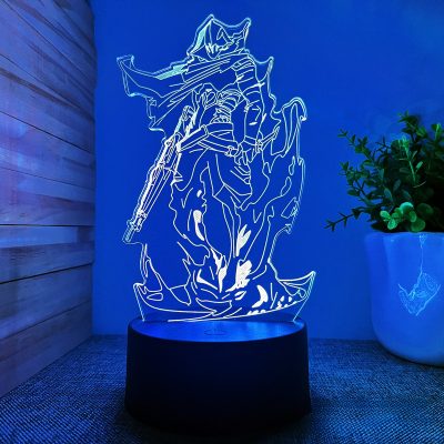 Valorant Figure Game Character Night Lamp Luminous Variable Color Ornaments Game Peripheral Display Model Figure Gifts 1 - Valorant Merch