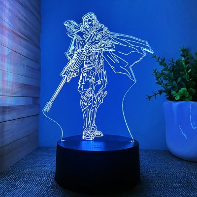 Valorant Figure Game Character Night Lamp Luminous Variable Color Ornaments Game Peripheral Display Model Figure Gifts 2 - Valorant Merch