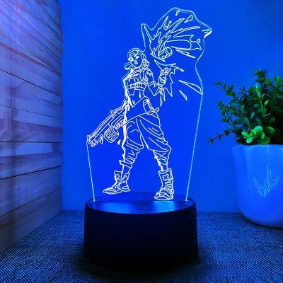 Valorant Figure Game Character Night Lamp Luminous Variable Color Ornaments Game Peripheral Display Model Figure Gifts 3 - Valorant Merch