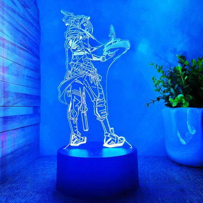 Valorant Figure Game Character Night Lamp Luminous Variable Color Ornaments Game Peripheral Display Model Figure Gifts 5 - Valorant Merch