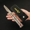 Valorant Weapon Recon Red Camo Butterfly Knife 21cm Game Peripheral Meta Balisong Uncut Blade Weapon Model 4 - Valorant Merch